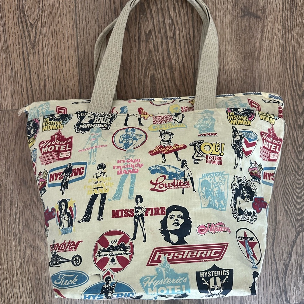 Vintage Hysteric Glamour All-over Print Tote Bag
